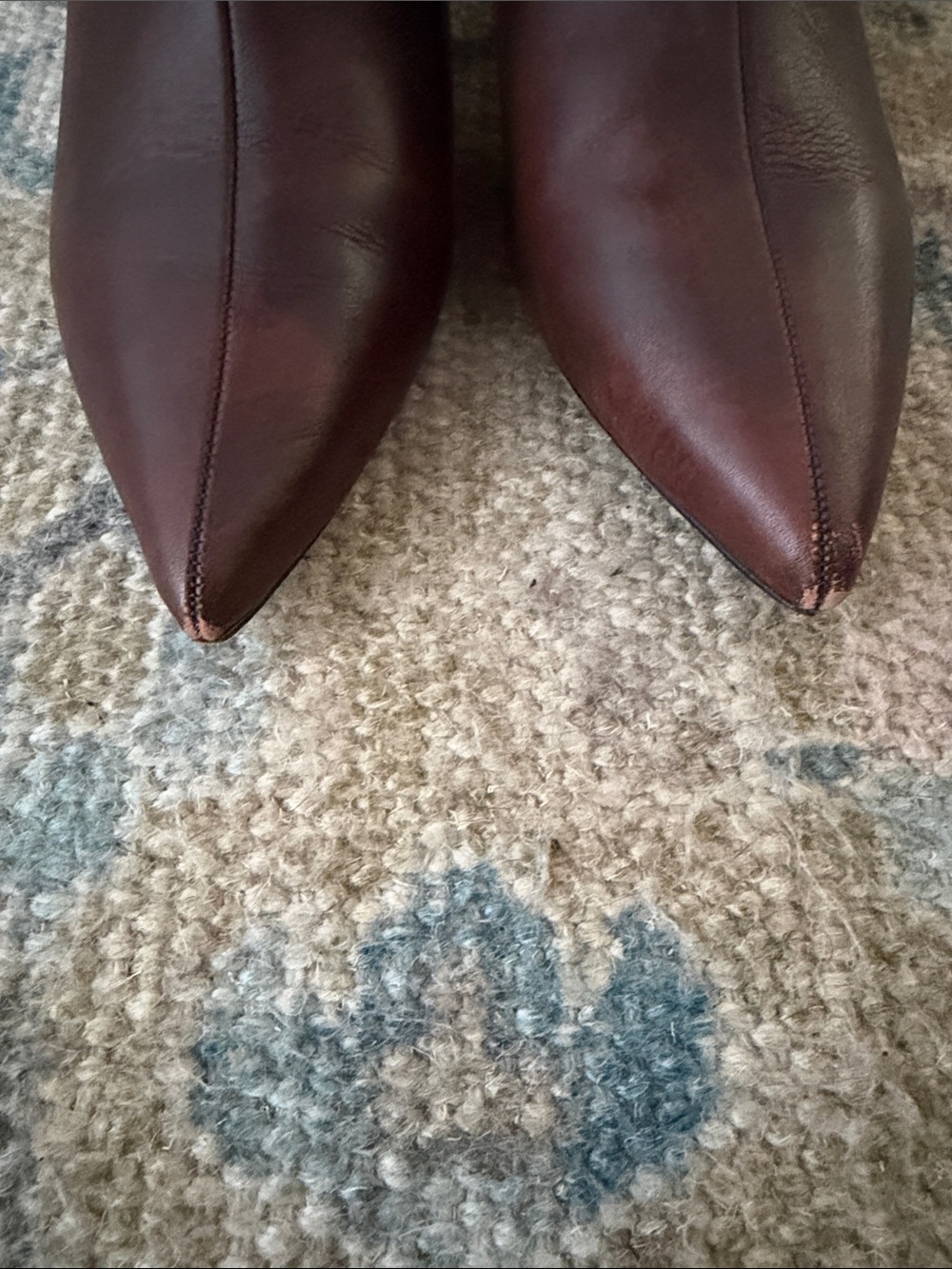 SCHUTZ Maryana Lo Leather Boots - Size 8.5 Kitten Heel Boot - Picture 4 of 6